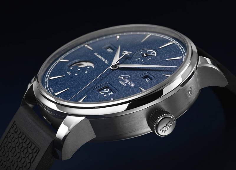 隆重推出:格拉蘇蒂原創(chuàng) Senator Excellence Perpetual Calendar Bucherer “藍色版本”腕表-復刻表