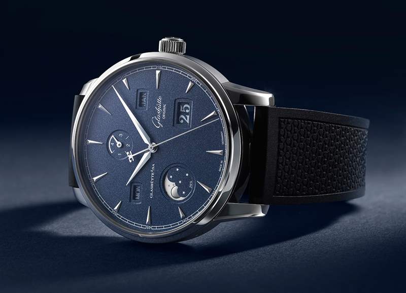 隆重推出:格拉蘇蒂原創(chuàng) Senator Excellence Perpetual Calendar Bucherer “藍色版本”腕表-復刻表