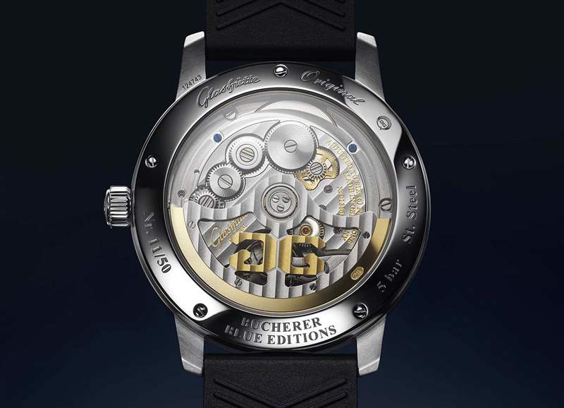 隆重推出:格拉蘇蒂原創(chuàng) Senator Excellence Perpetual Calendar Bucherer “藍色版本”腕表-復刻表