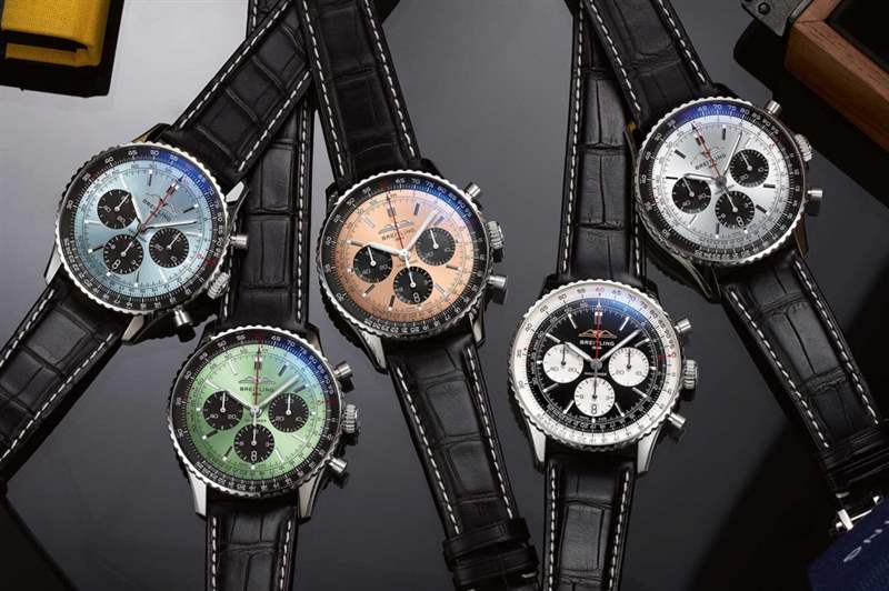 百年靈NAVITIMER B01 CHRONOGRAPH 43新鮮色系搶眼登場(chǎng)-復(fù)刻表