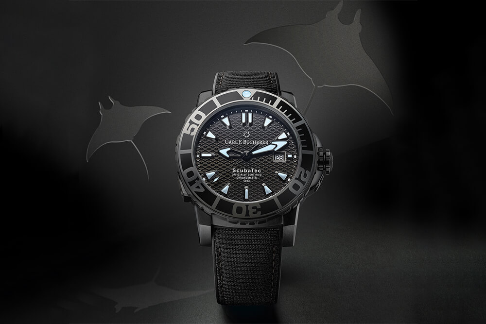 Carl F. Bucherer Patravi ScubaTec小眾黑色手表-復(fù)刻表