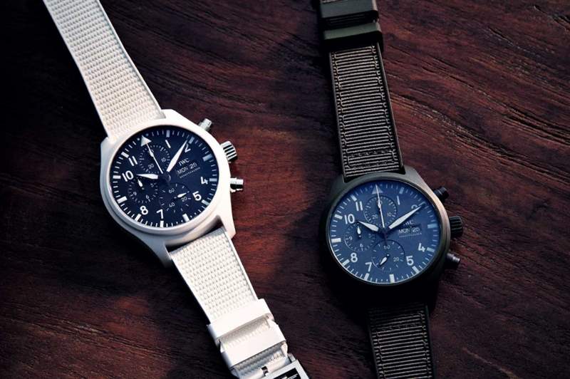 萬(wàn)國(guó)Pilot's Watch Chronograph TOP GUN Pantone彩色陶瓷飛行表-復(fù)刻表