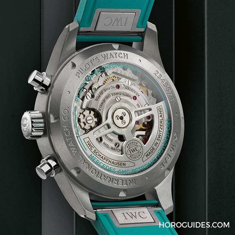 IWC萬國第一款F1車隊官方時計,Mercedes-AMG馬石油綠色亮眼上手-復(fù)刻表
