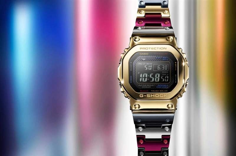 Casio全新G-Shock GMW-B5000TR-9登場|混色鈦合金鏈帶極搶鏡-復(fù)刻表