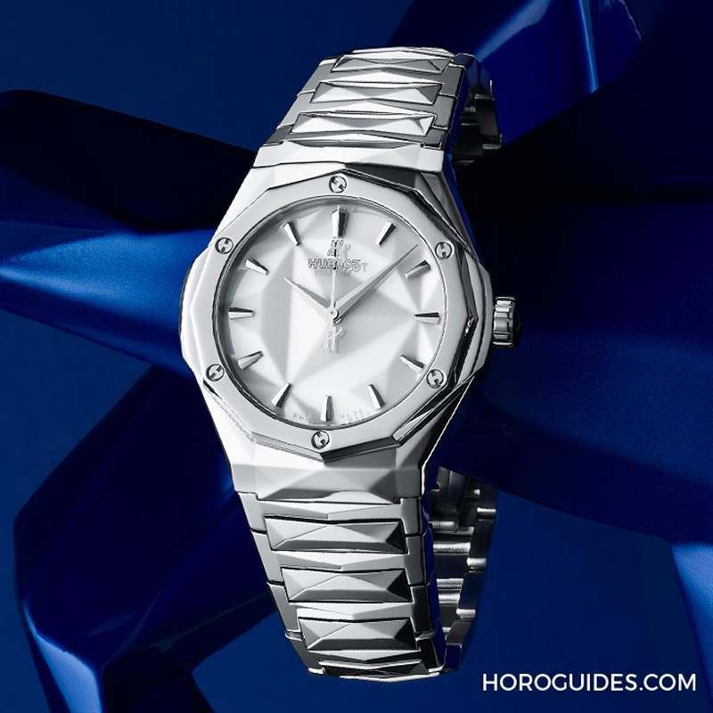 宇舶Hublot推出全球首見紫色藍(lán)寶石腕表&旗下第一款鈦金屬鏈帶-復(fù)刻表