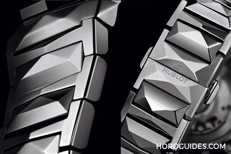 宇舶Hublot推出全球首見紫色藍(lán)寶石腕表&旗下第一款鈦金屬鏈帶-復(fù)刻表