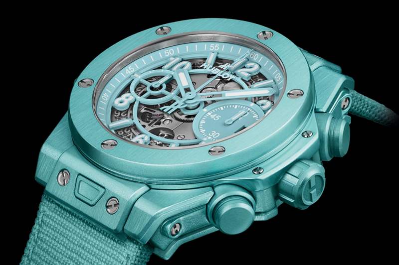 宇舶Hublot Big Bang Unico Summer 獨特青藍色打造特別夏日表款-復(fù)刻表