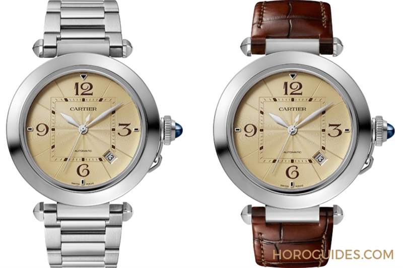 Pasha de Cartier腕表經(jīng)典紅、香檳金面盤(pán)限定上市-復(fù)刻表