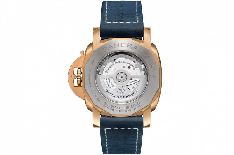 沛納海Panerai 2021全新青銅表｜Submersible Bronzo Blu Abisso更落力保護(hù)海洋-復(fù)刻表