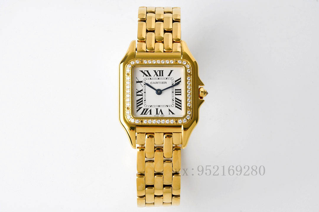 BV廠卡地亞獵豹「中號27X37MM」女表復刻推薦-復刻表