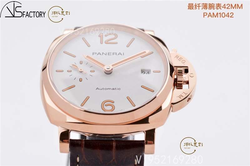 VS廠沛納海pam1042紅金腕表做工怎么樣,值得入手嗎-復(fù)刻表