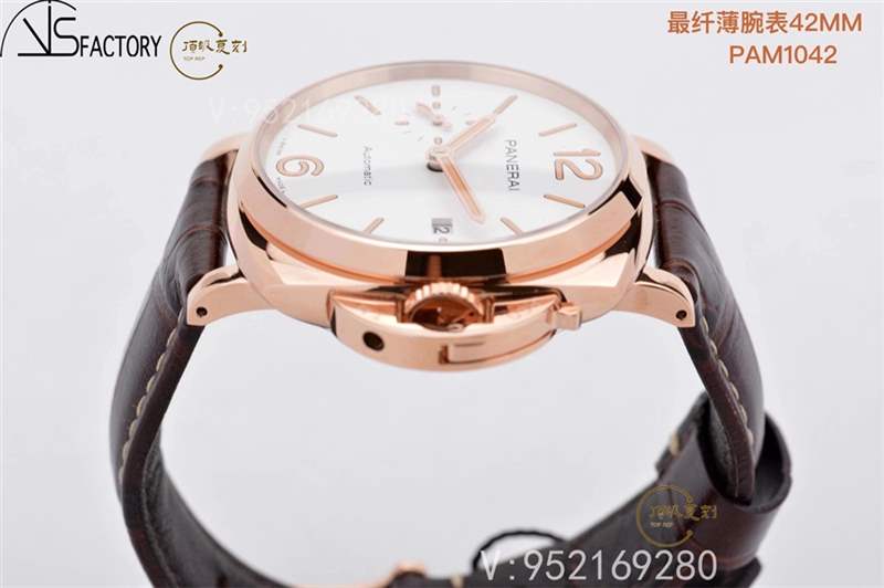 VS廠沛納海pam1042紅金腕表做工怎么樣,值得入手嗎-復(fù)刻表