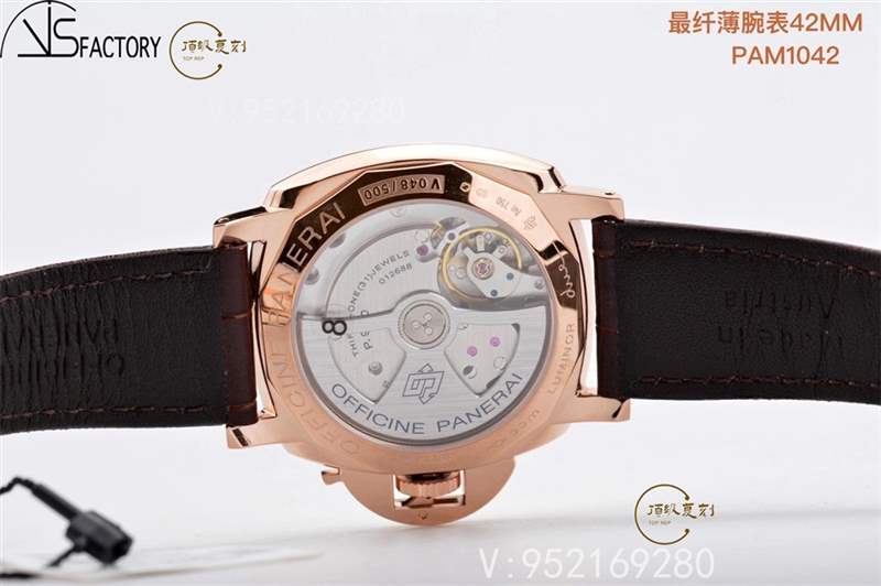 VS廠沛納海pam1042紅金腕表做工怎么樣,值得入手嗎-復(fù)刻表