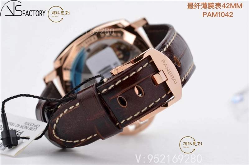 VS廠沛納海pam1042紅金腕表做工怎么樣,值得入手嗎-復(fù)刻表