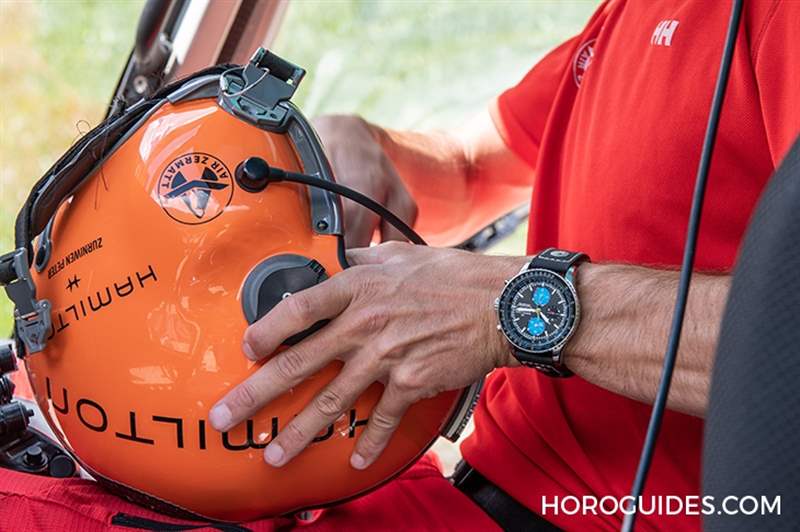 向空中救援精銳致敬|HAMILTON Khaki Aviation系列Air Zermatt Converter限量計時碼表-復(fù)刻表