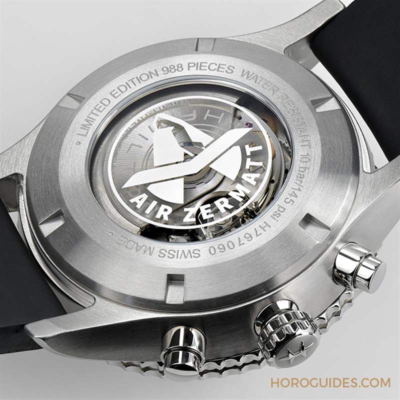 向空中救援精銳致敬|HAMILTON Khaki Aviation系列Air Zermatt Converter限量計時碼表-復(fù)刻表