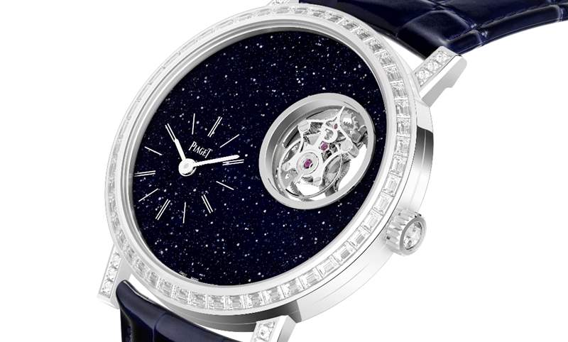 PIAGET Altiplano超薄新作奇幻亮相|砂金石面盤飛行陀飛輪限量款鑲鉆腕表-復(fù)刻表