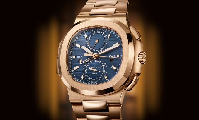 百達翡麗PATEK PHILIPPE金鷹系列兩地時間計時碼表5990/1R-001-復(fù)刻表