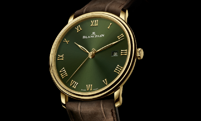 BLANCPAIN寶珀推出全新綠面Villeret 超薄腕表 !-復刻表