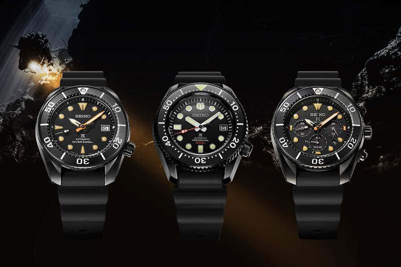 精工Prospex黑色系列限量版腕表-復(fù)刻表