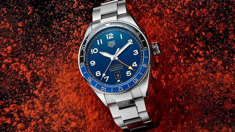 泰格豪雅奧塔維亞60周年格林尼治標(biāo)準(zhǔn)時(shí)間-復(fù)刻表