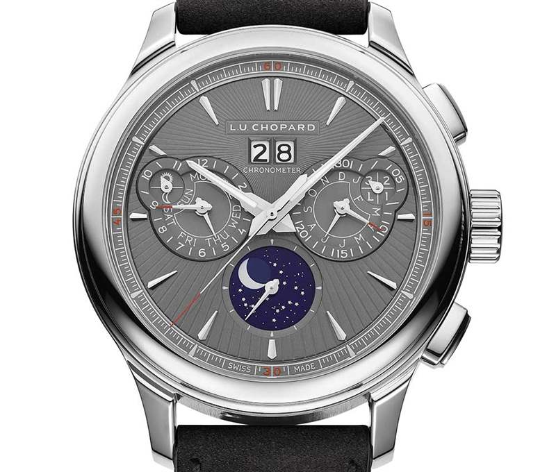蕭邦 L.U.C PERPETUAL CHRONO將計時碼表與飛返功能與萬年歷相結(jié)合-復刻表