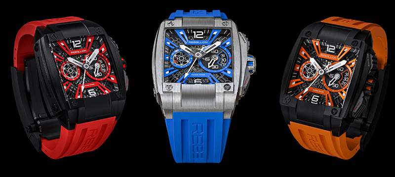 URWERK UR-100V “藍(lán)色星球”-叛亂 RE-VOLT CHRONO-復(fù)刻表
