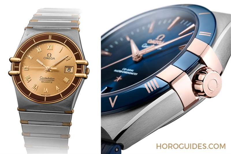 表徑再放大、拋光陶瓷表圈，OMEGA星座系列男表脫胎換骨更有型-復刻表