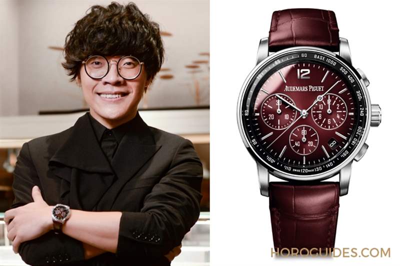 愛彼遠百信義A13概念店全新開幕，盧廣仲秀Code 11.59酒紅計時碼表獻唱-復(fù)刻表