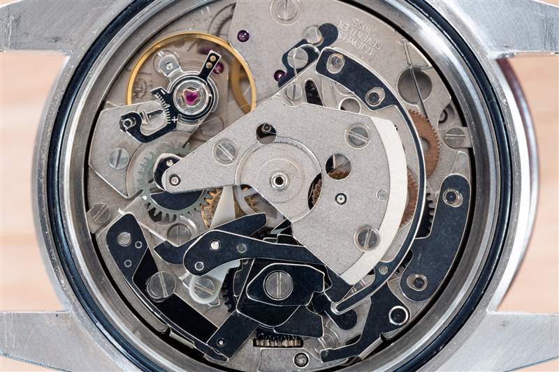 Valjoux/ETA 7750，轉(zhuǎn)子已移除