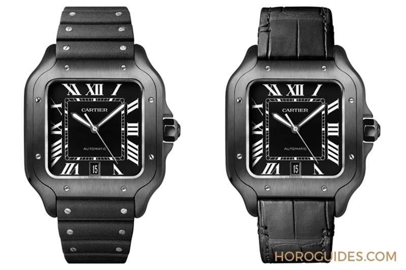 CARTIER - 黑魂模式啟動！ 卡地亞Santos de Cartier大型款