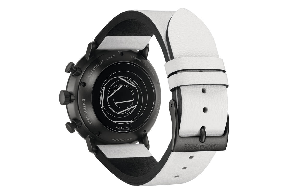 極簡主義德國黑色手表Junghans Max Bill2020年版套裝027/4018.02-復(fù)刻表