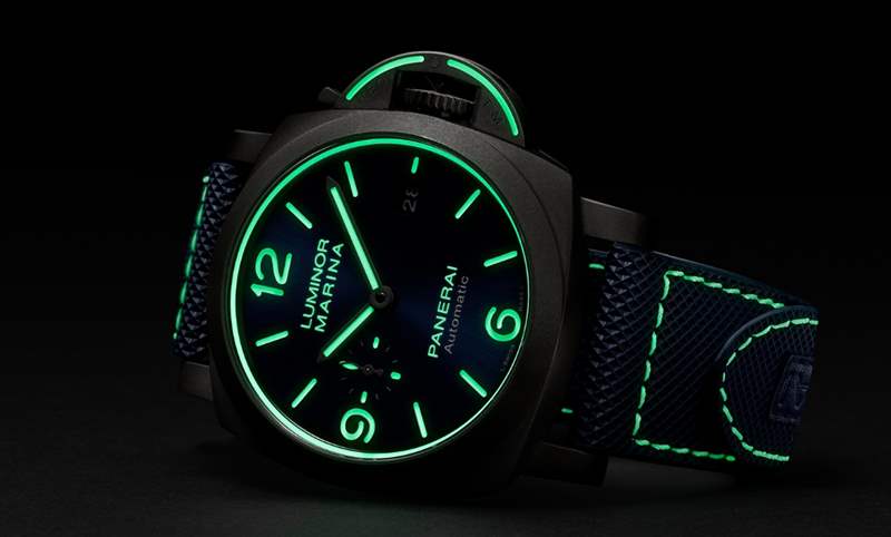 全都亮起來！ 沛納海全新Luminor Marina，表盤、表冠、表帶都有夜光