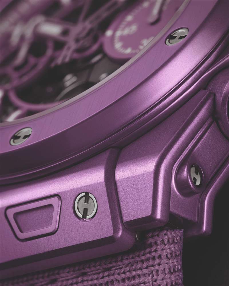 圖片來源:HUBLOT HUBLOT紫色狂迷延續(xù)為夏日活力而設(shè)計(jì)的最新BIG BANG UNICO-復(fù)刻表
