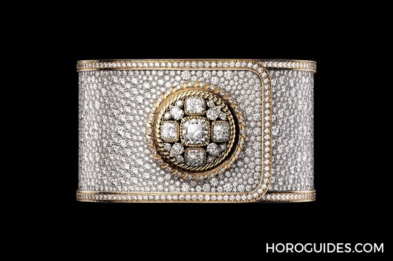 小黑外套的珠寶鈕扣|CHANEL Mademoiselle Privé Bouton鈕扣腕表-復(fù)刻表