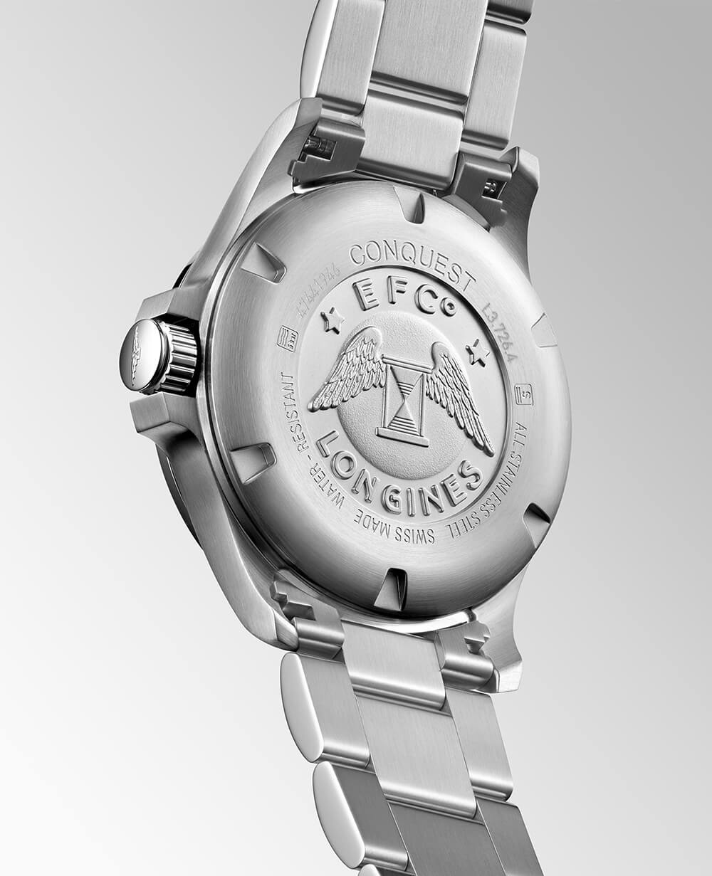 浪琴表 HydroConquest橄欖綠色表盤手表L3.785.4.06.6-復(fù)刻表