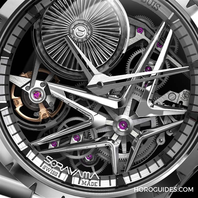 ROGER DUBUIS - 這款自動(dòng)盤(pán)轉(zhuǎn)起來(lái)很迷幻！ Roger Dubuis攜手空山基推出Excalibur Sorayama Monobalancier腕表