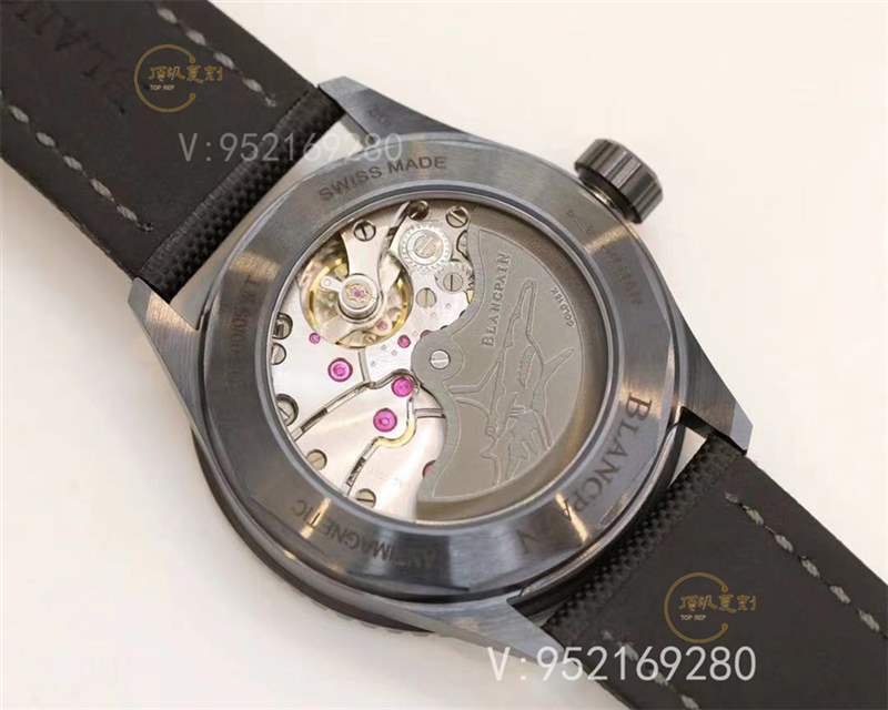 GF廠寶珀黑陶瓷五十噚極光綠盤5005復刻表做工怎么樣-無溝雙髻鯊限量版-復刻表