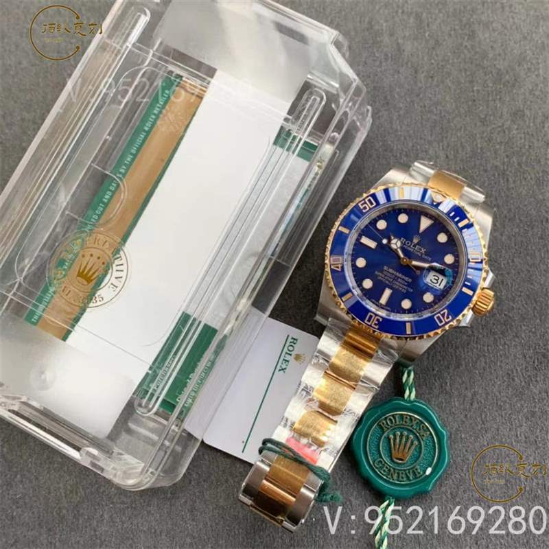 VS廠勞力士間金藍水鬼116613LB-97203復(fù)刻表3135機芯版本做工怎么樣-復(fù)刻表
