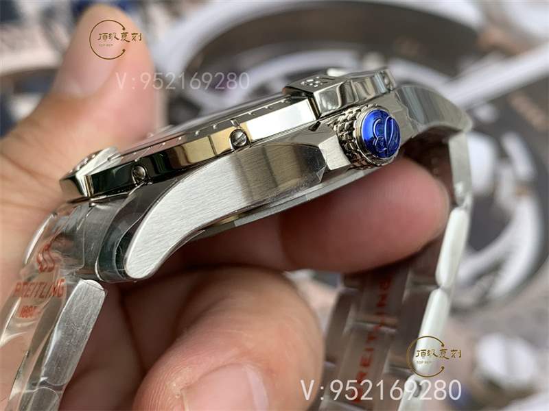 GF廠百年靈復(fù)仇者45mm男士機械復(fù)刻表做工怎么樣GMT雙時區(qū)-復(fù)刻表
