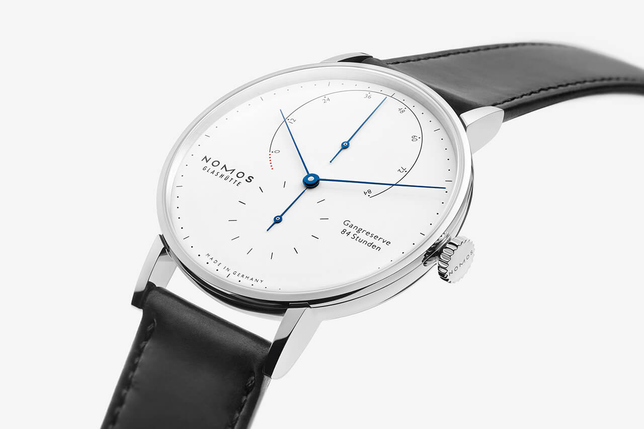 德國(guó)不銹鋼簡(jiǎn)約設(shè)計(jì)Nomos Lambda手表960.S1-復(fù)刻表