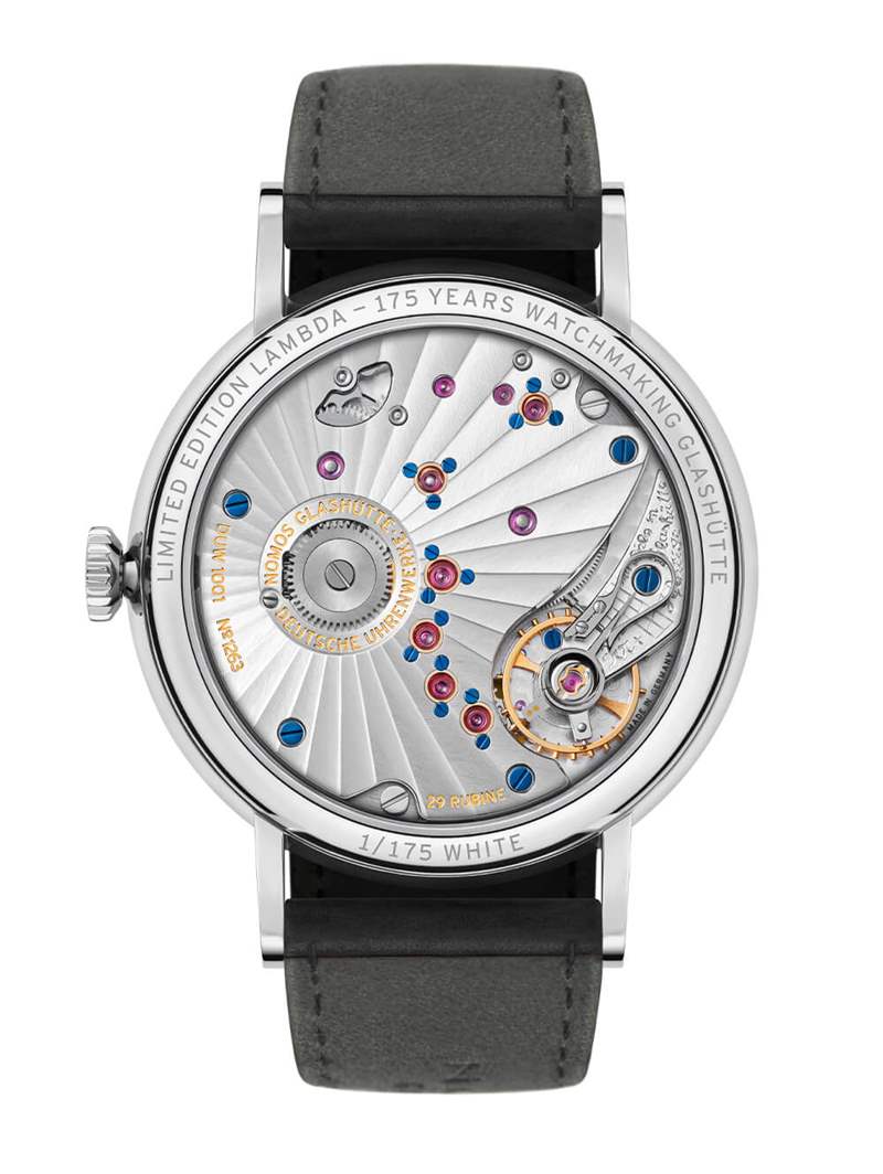 德國(guó)不銹鋼簡(jiǎn)約設(shè)計(jì)Nomos Lambda手表960.S1-復(fù)刻表