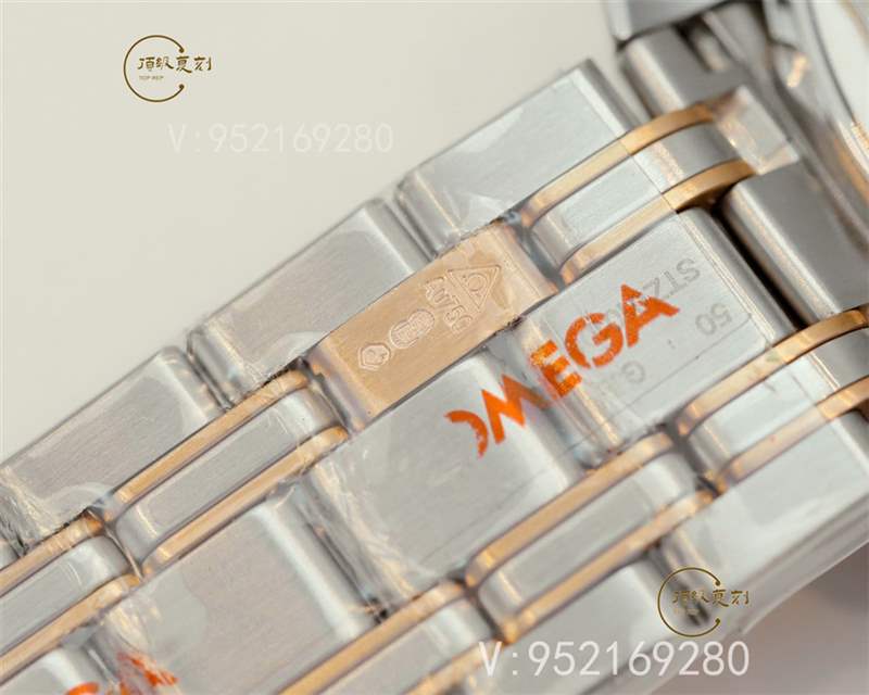 OR廠海馬300-OR廠歐米茄海馬300間玫瑰金藍(lán)盤(pán)復(fù)刻表做工怎么樣-復(fù)刻表