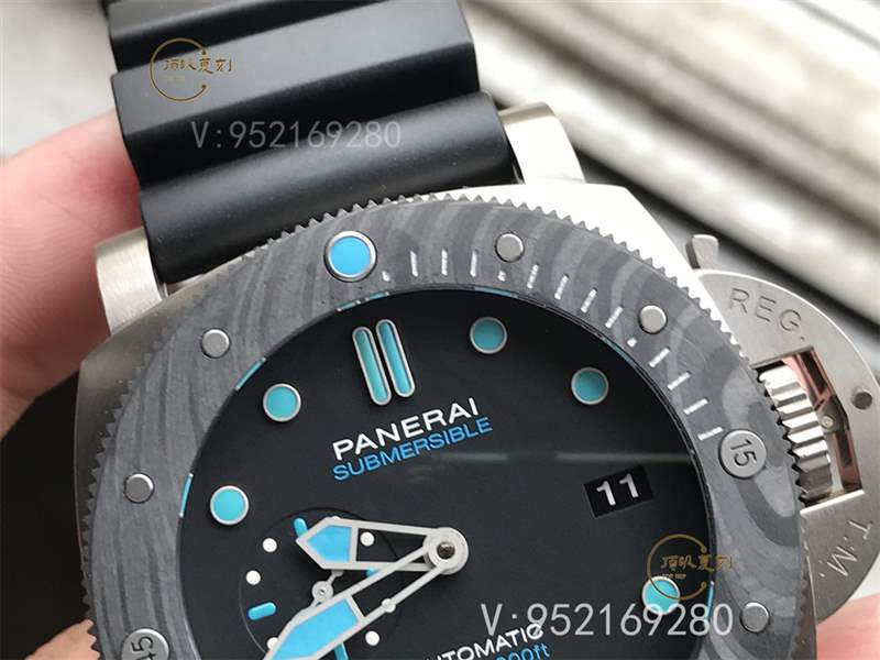 VS廠沛納海799-VS廠沛納海pam799復(fù)刻表做工怎么樣碳纖維和鈦金屬結(jié)合-復(fù)刻表