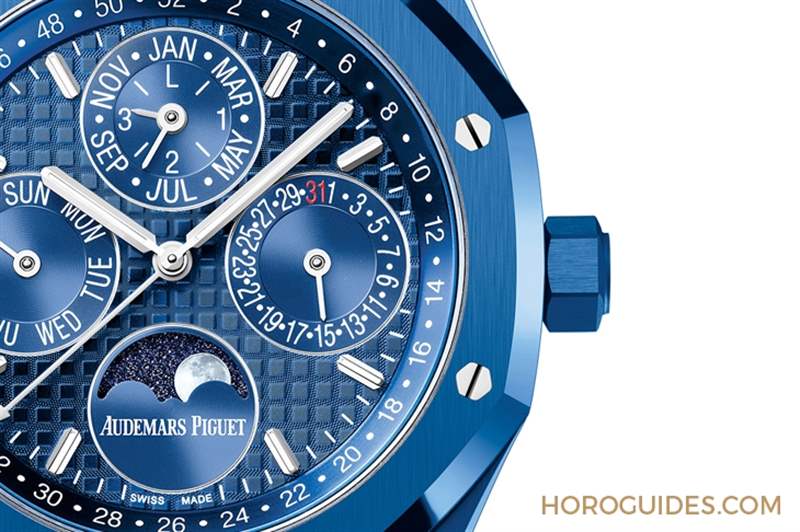 AUDEMARS PIGUET - 愛彼第一只藍(lán)色陶瓷表！ 皇家橡樹萬年歷藍(lán)色陶瓷鏈帶腕表