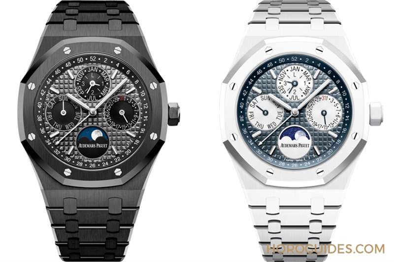AUDEMARS PIGUET - 愛彼第一只藍(lán)色陶瓷表！ 皇家橡樹萬年歷藍(lán)色陶瓷鏈帶腕表