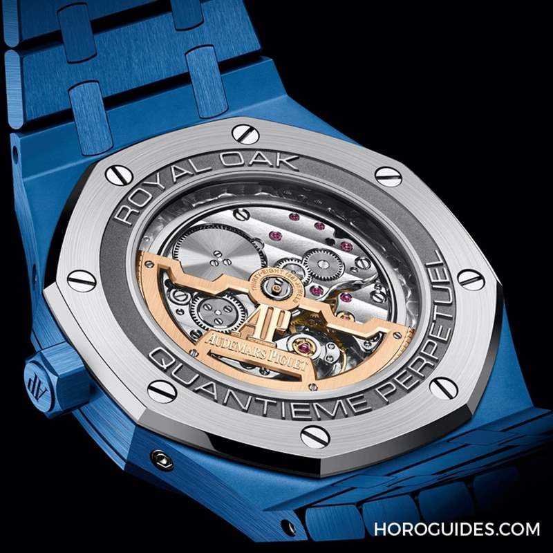 AUDEMARS PIGUET - 愛彼第一只藍(lán)色陶瓷表！ 皇家橡樹萬年歷藍(lán)色陶瓷鏈帶腕表