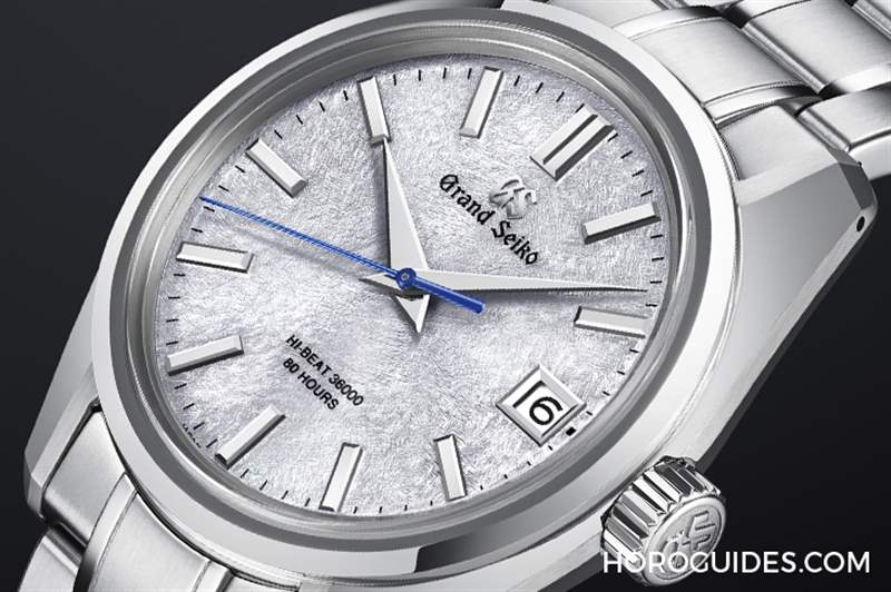 GRAND SEIKO - 淡藍面盤呈現(xiàn)巖手山「融雪」美景，Grand Seiko 44GS首款白鋼材質(zhì)