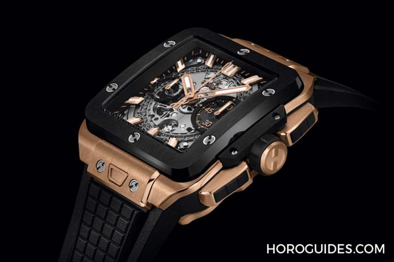 HUBLOT - 高階運(yùn)動方表這樣搭，怎一個瀟灑了得｜Hublot Square Bang Unico計時碼表