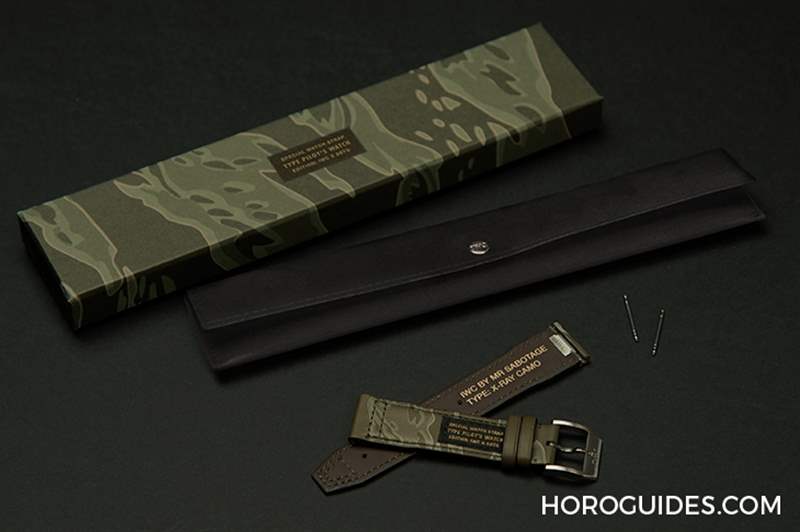 迷彩、刺繡布貼，SBTG街頭潮味上手｜IWC x SBTG特別版表帶套裝-復(fù)刻表